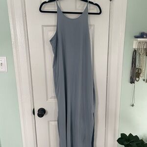 Athleta Light Blue Maxi Dress